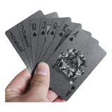 Baralho Dourado Poker Ouro Carta Impermeável Jogos Flexivel