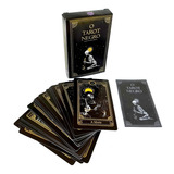Baralho Tarot Negro Jogo De Cartas Mais Manual