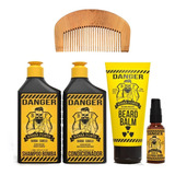 Barba Forte Kit Danger Shampoo condicionador