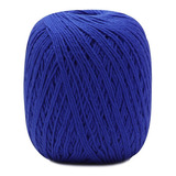 Barbante Barroco Maxcolor 6 Fios 400gr Linha Crochê Colorida Cor Azul Bic