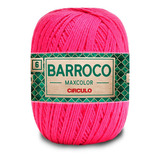 Barbante Barroco Maxcolor Nº 6 400g 452mts Cor 3334 - Tulipa