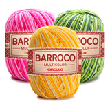 Barbante Barroco Multicolor 200g 3 Unidades
