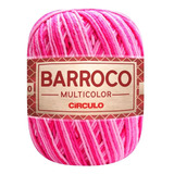Barbante Barroco Multicolor Linha Crochê 6