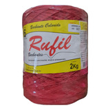 Barbante Rufil Colorido 2kg Nº6 - 307 Vermelho