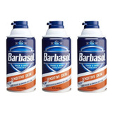 Barbasol Espuma Barba 283gr Sensitive Skin Pack C/3