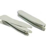 Barbatana/paletas P/ Gola Camisa Social Aço Inox Ferro