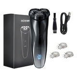 Barbeador Elétrico Enchen Blackstone 3d Á Prova D' Água Cor Cinza-escuro