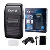 Barbeador Kemei Km-1102 Preto Maquina Shaver