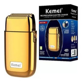 Barbeador Premium Shaver Kemei Km-tx1 Dourado Profissional