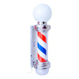 Barber Pole Poste De Barbeiro 75x20cm Gira E Acende