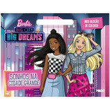 Barbie - Sonhos Na Cidade Grande: Meu Blocão De Colorir, De Magic. Série Meu Blocão De Colorir, Vol. 1. Ciranda Cultural Editora E Distribuidora Ltda., Capa Mole, Edição 1ª Edição Em Português, 2021