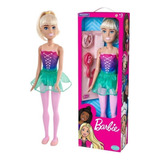 Barbie Bailarina Com Acessorios Boneca Grande 65 Cm - Pupee 