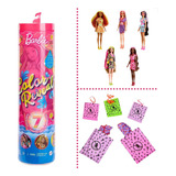 Barbie Color Reveal Frutas Doces 7 Surpresas Sweet Fruit 