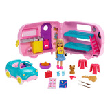 Barbie Conjunto Trailler E Boneca Chelsea - Mattel Fxg90