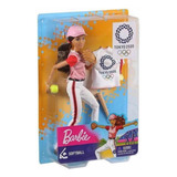 Barbie Esportista Olimpiadas Tokio Softball Mattel