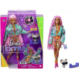 Barbie Extra Com Animal Estimação Cabelo