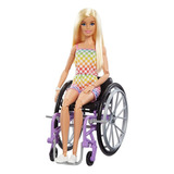 Barbie Fashionista Cadeira De Rodas Loira