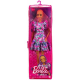 Barbie Fashionistas Sem Cabelo Vestido Floral