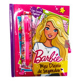 Barbie Meu Diário De Segredos Com Caneta Especial Com Luz