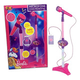 Barbie Microfone Dreamtopia Com Pedestal F0057-6