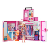 Barbie Playset Armário Dos Sonhos Com