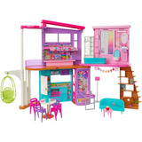Barbie Playset Casa Férias Malibu C/ Acessórios Mattel Hcd50