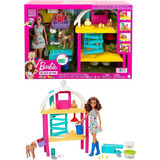 Barbie Playset Diversão Na Fazenda Mattel Hgy88 Com Massinha