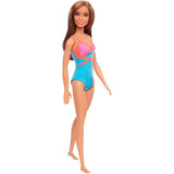 Barbie Praia Cabelo Castanho Ghw40 -