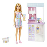 Barbie Profissões Sorveteria Divertida - Mattel