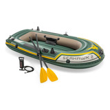 Barco Bote Inflável Seahawk 200, 2 Pessoas Remo Bomba Intex
