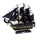 Barco Caravela Pirata 35cm Madeira Miniatura