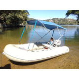 Barco Inflavel Zefir Com Motor De Pop Jhonson 25 Hp