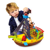 Barco Pirata Com Rodinha Brinquedo Infantil