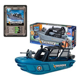 Barquinho Barco Brinquedo Menino Thunder Flutua