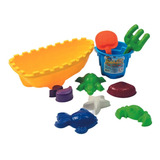 Barquinho De Praia 10 Peças Infantil Sortido Tamanho 36 Cm
