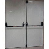 Barra Anti Panico Para Porta Corta Fogo Dupla C/ Fechadura 