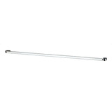 Barra Com Ganchos 60cm Porta Utensílios Para Cozinha Aço Cor Prateado