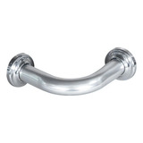 Barra De Apoio Pe Aluminum Canto 15cm Acessório Banheiro