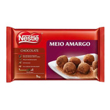 Barra De Chocolate Meio Amargo 1kg