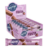 Barra De Fruta Ameixa Com Chocolate Nutry Caixa 24 Unidades De 20g
