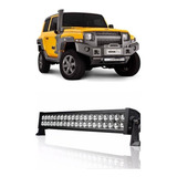 Barra Farol Milha Led 120w Luz Máquina E Trator Agrícola 
