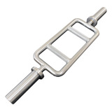 Barra H Romana Olímpica Hard Chrome Bíceps Tríceps D1fitness