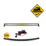 Barra Led 50 Pol 133cm 7d 684w 61560lm + Chicote - Curva