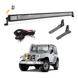 Barra Led 7d 684w 50p +cabos E Suporte Troller Antigo Até 14