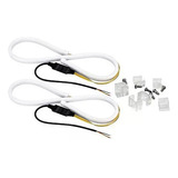 Barra Tubo Tubo Led 60cm Com Seta Farol Lanterna Gol G1 G4