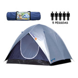 Barraca Acampamento Impermeável Camping 5 Pessoas Mor