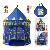 Barraca Castelo Príncipe Tenda Cabana Infantil Menino Azul