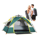 Barraca De Camping Joyfox Para 3-4 Pessoas 205*195*130cm Automática Com 2 Portas E 2 Janelas, Tenda De Acampamento Pop-up Instantânea