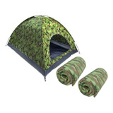 Barraca De Camping Para 6 Pessoas +2 Colchonetes Acampamento