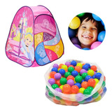 Barraca Infantil Bolinhas Tenda Princesas Casinha Menina Kit